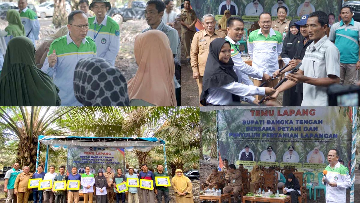 Bangka Tengah Regent Advocates for Environmental Technology in Agriculture During Field Visit palm oil magazine
